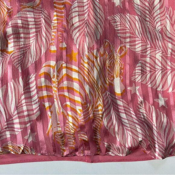 Ramy Brook Silk Zeebra Fern Halter Neck Top XS - Picture 6 of 12